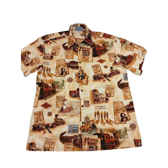 High Seas Trading Co Mens M Shirt Collar Made In USA - Picture 2 of 5